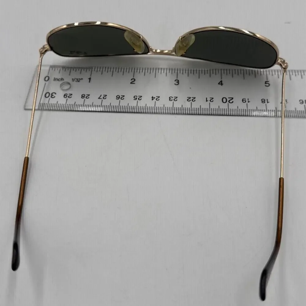 Ray-Ban Cockpit RB3362 Gold Aviator Sunglasses Case Polarizd 56/14 Ready To Wear
